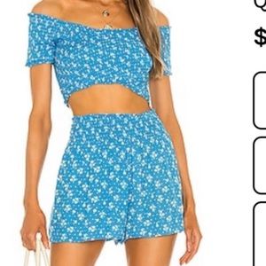 BCBGeneration Rayon Crinkle Floral Set